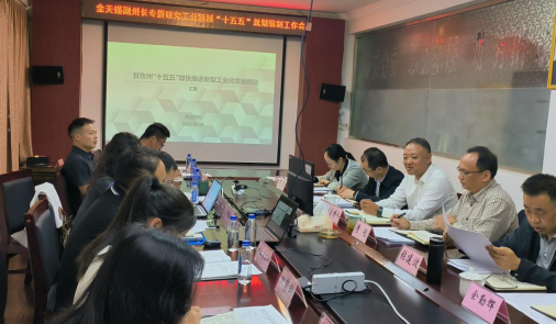 金天强主持召开专题会议研究全州工业领域“十五五”规划编制工作
